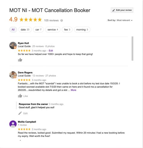mot ni cancellation booker.